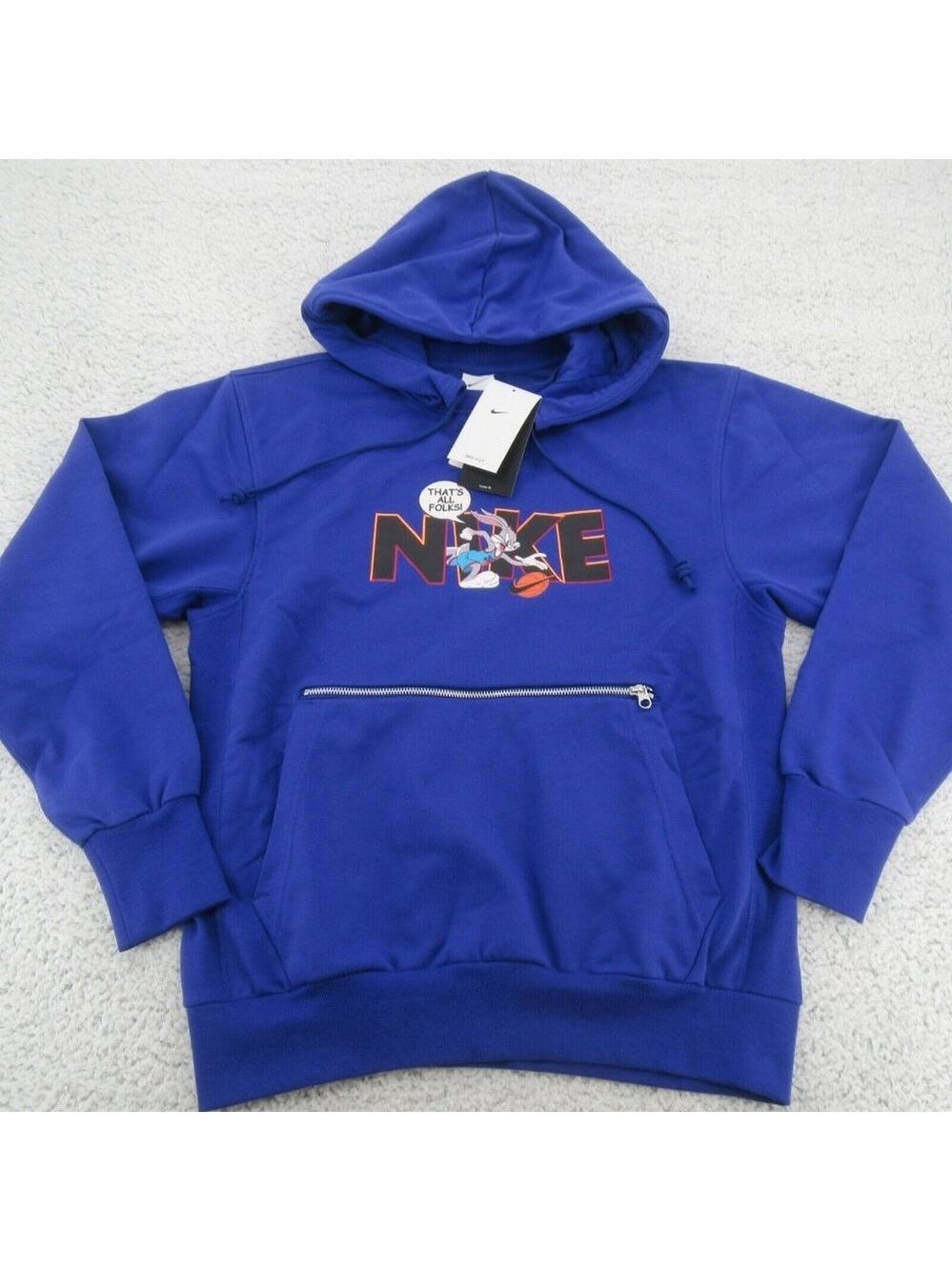 Nike Standard Issue Space Jam Bunny Hoodie Mens Size Small NEW - Picture 2 of 11